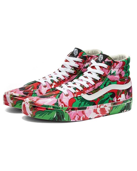Vans Red Kenzo X Og Sk8-Hi Lx 'Floral' for men