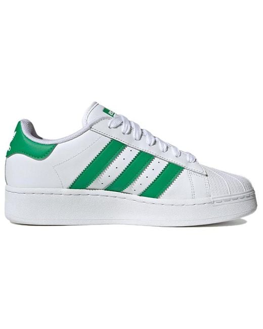 Adidas Green Originals Superstar Xlg Shoes 'Cloud' for men