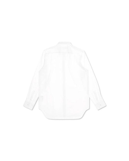COMME DES GARÇONS PLAY Shirt Red Emblem in White | Lyst