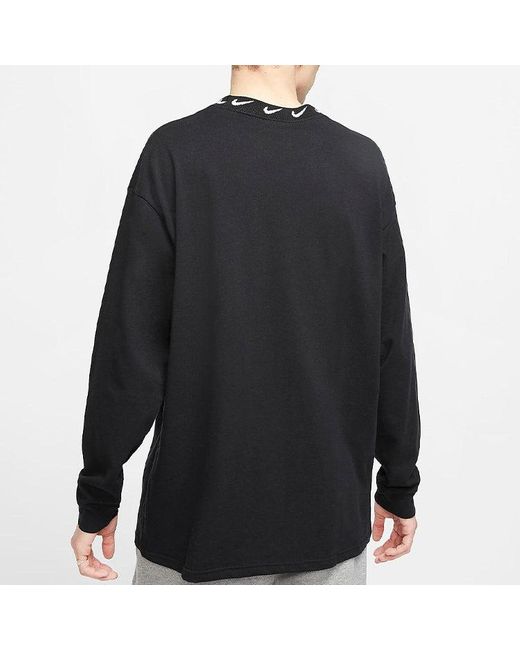 Nike X Stussy Nrg Br Long-Sleeve Knit Top in Black for Men | Lyst UK