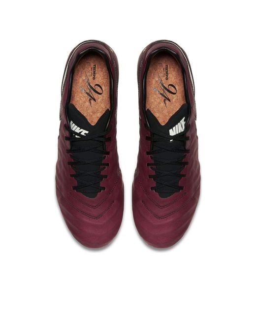 Nike Purple Tiempo Legend 6 Se Fg 'Merlot' for men