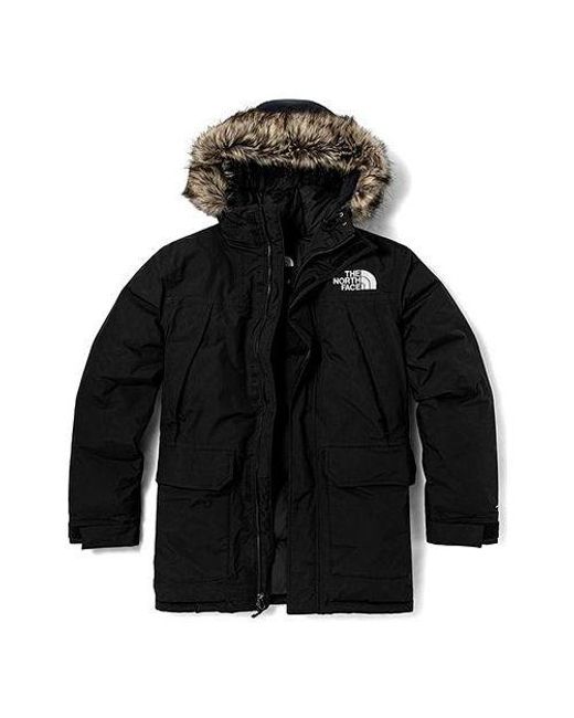 The North Face Black Mcmurdo Parka Coat for men