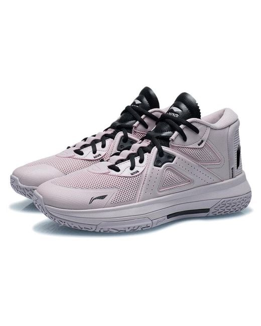 Li-ning Purple Team Emblem Mid 'Light' for men
