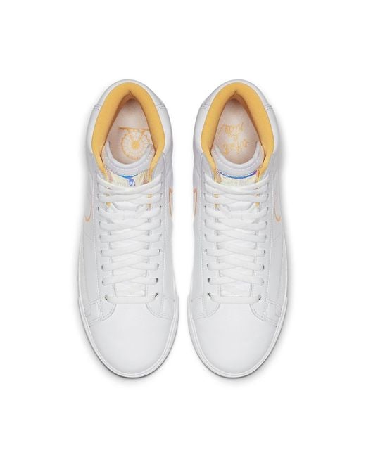 Nike White (Wmns) Blazer Mid Topaz'