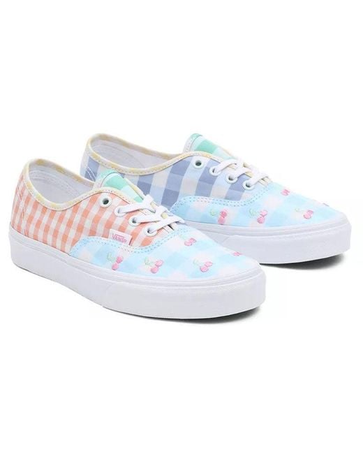 Vans White Authentic Gingham Block for men