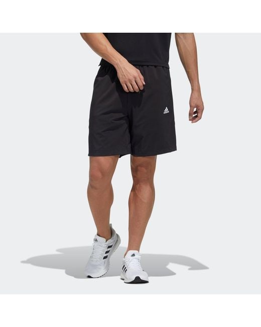 Adidas Black Fi Short Libry Woven Casual Sports Shorts for men