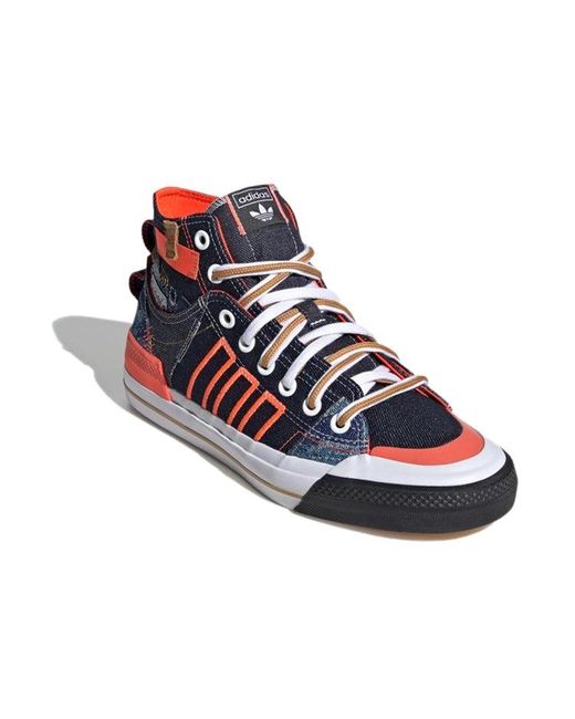 Adidas Blue Nizza Hi Dl for men