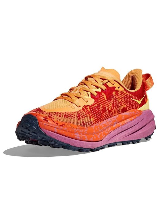 Hoka One One Red (Wmns) Speedgoat 6 'Sherbet Beet Root'