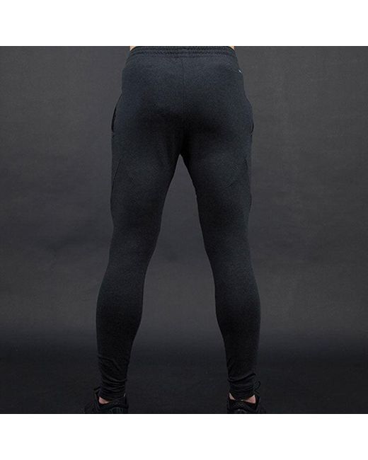 Nike Black Solid Color Elastic Waistband Slim Fit Sports Pants/Trousers/Joggers for men