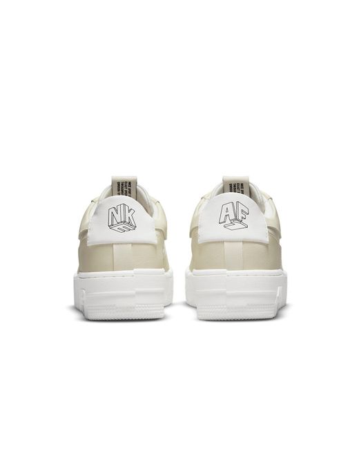 Nike White (Wmns) Air Force 1 Pixel 'Cashmere'