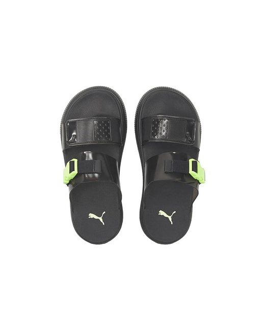 PUMA Black (Wmns) Suede Mayu Pop Sandal Fizzy Light'