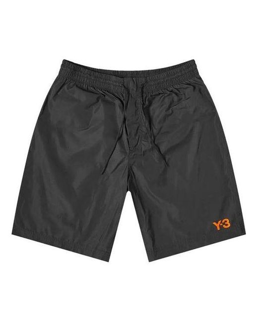Adidas Gray Y-3 Small Logo Swim Shorts for men