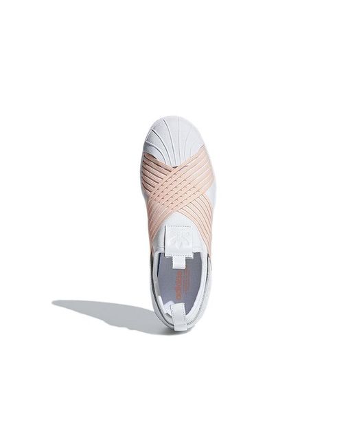 Adidas White (Wmns) Superstar Slip On 'Clear'