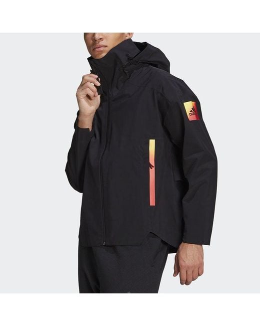 Adidas Blue Myshelter Rr Outdoor Sports Hooded Jacket for men