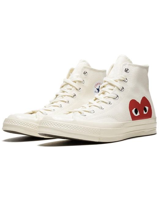 Converse White X Comme Des Garcons Chuck 70 Hi 'Milk' for men