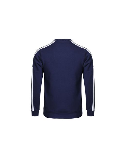 Adidas Blue Round Neck Pullover Long Sleeves for men