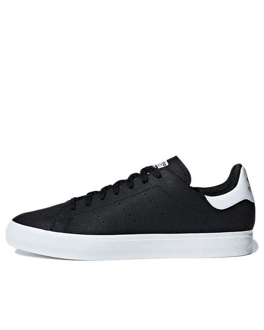 Adidas Black Stan Smith Vulc 'Core' for men