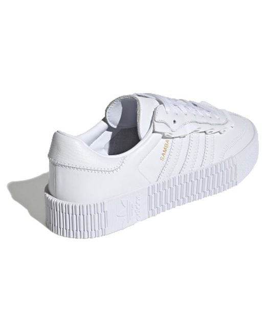 Adidas White (Wmns) Sambarose