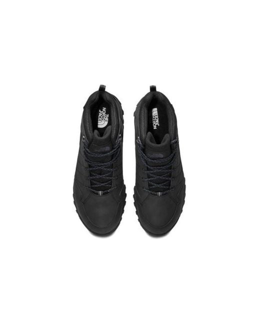 The North Face Black Truckee Mid Hiking Boots 'Tnf Asphalt' for men