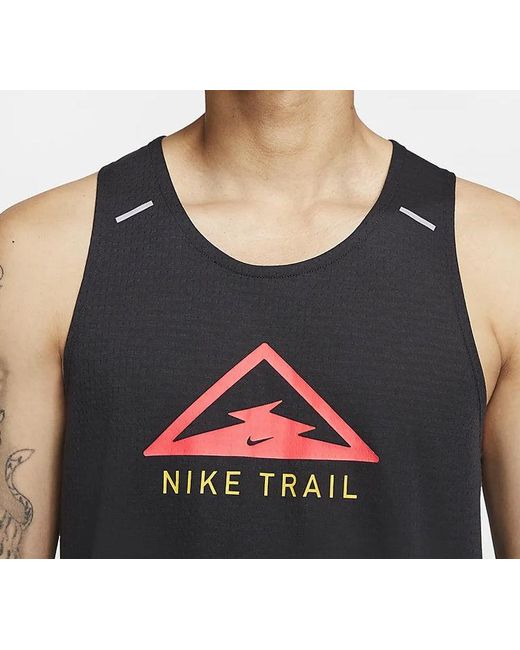 Nike Black Rise 365 Trail Dri-Fit Running Vest for men