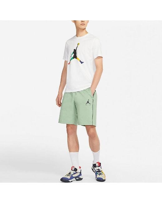 Nike Green As J Jumpman Wvn Short Steam for men