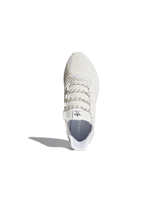 Adidas White Tubular Shadow 'Cloud' for men
