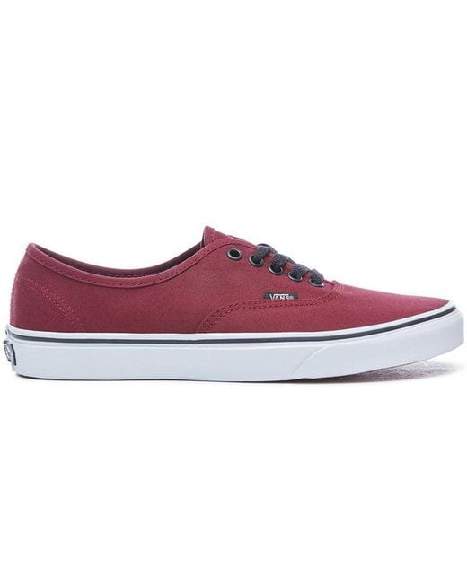 Vans Red Authentic 'Port Royale' for men