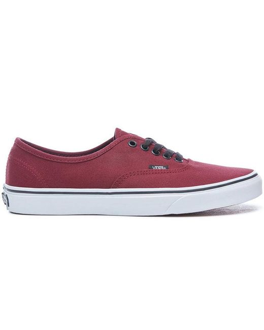 Vans Red Authentic 'Port Royale' for men