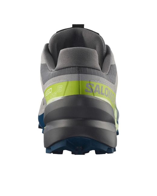 Salomon Blue Speedcross 6 'Castlerock Lime Cream' for men
