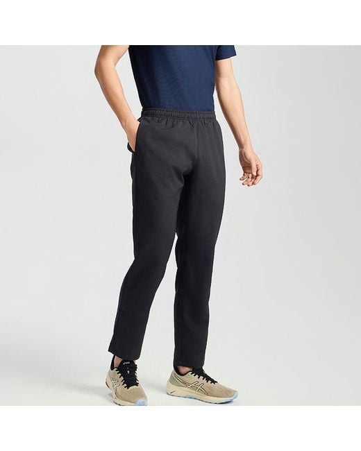 Asics Black Track Pants 'Performance' for men