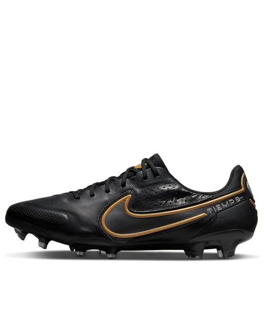 Nike Black Tiempo Legend 9 Elite Fg Metallic' for men