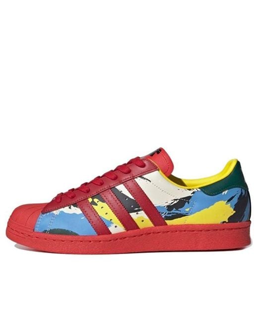 Adidas Red Originals Superstar 80S Ac for men