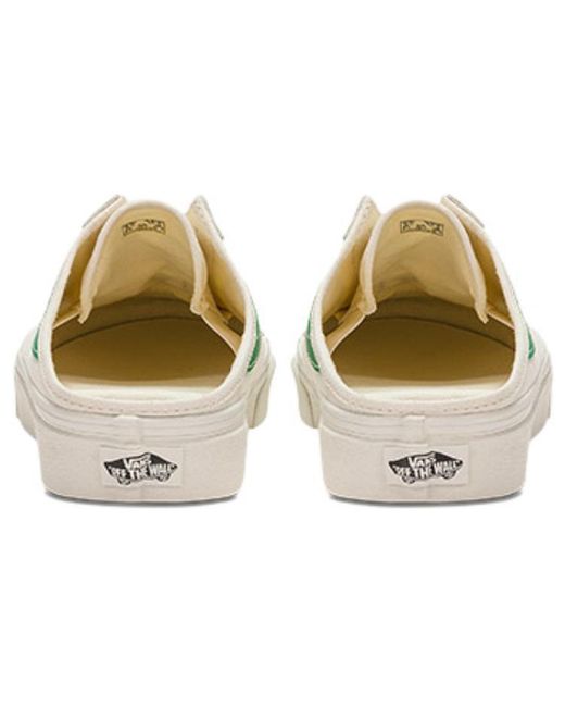 Vans Green Style 36 Mule Low Tops Casual Skateboarding Shoes for men