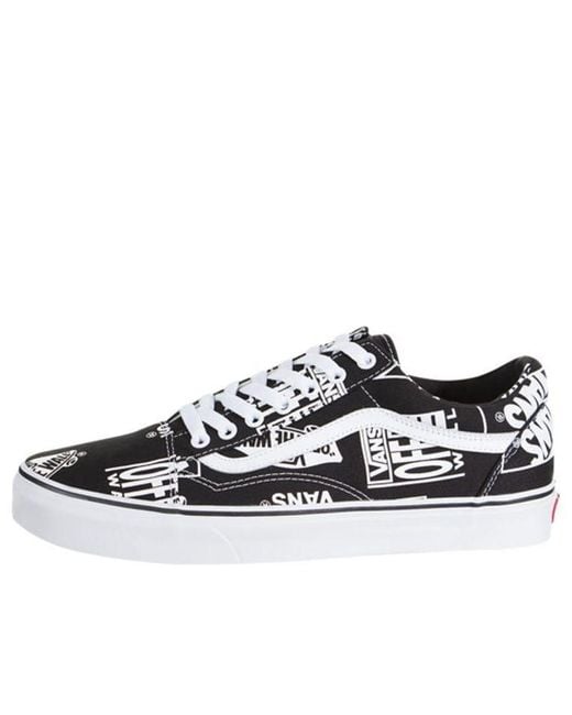 Vans Black Old Skool 'Logo Mix' for men