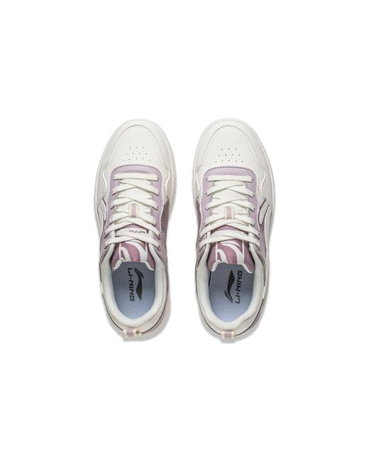 Li-ning White (Wmns) Qingyun Mauve'
