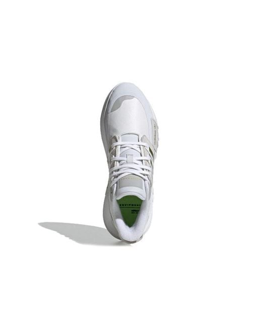 Adidas White Eqt Bask Adv V2 Metallic' for men