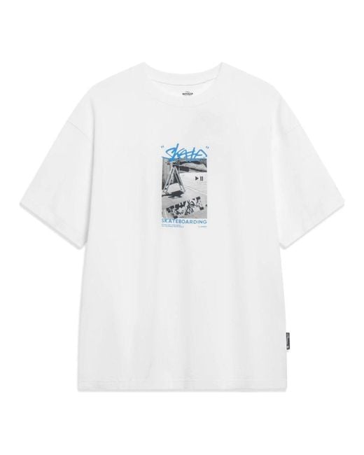 Li-ning White X Disney Oswald Graphic T-Shirt for men