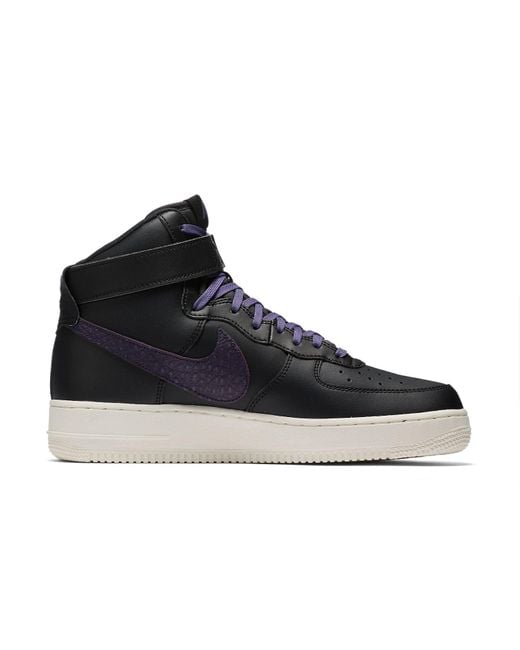 Nike Blue Air Force 1 High 07 Lv8 Croc Skin' for men