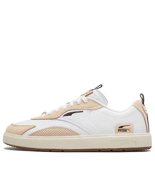 PUMA White Oslo Pro Soft/ Low Casual Board Shoes for men
