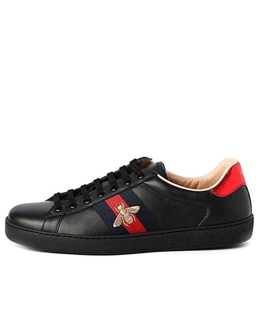 Gucci Black Ace Embroidered Bee' for men