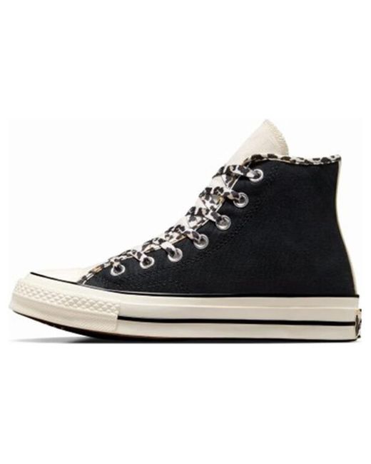 Converse Black (Wmns) Chuck Taylor 70S 'Leopard' for men