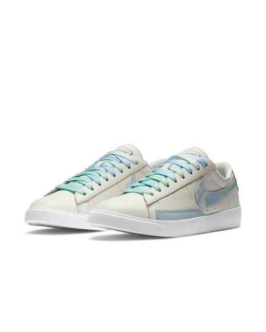Nike Blue (Wmns) Blazer Low Lx 'Sail Celestine'