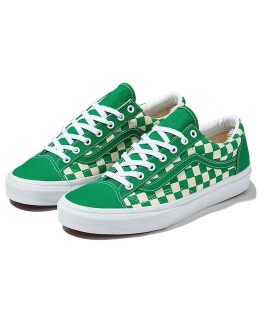 Vans Green Style 36 'Jolly Checkerboard' for men