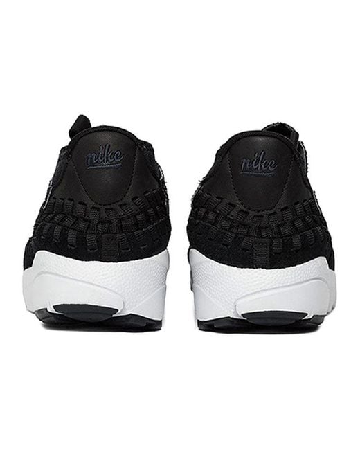 Nike Black Air Footscape Woven Chukka Qs 'Hairy Suede' for men