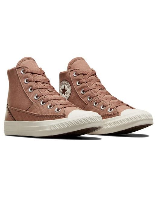 Converse Brown Chuck Taylor All Star Patchwork High Top 'Clay Pot' for men