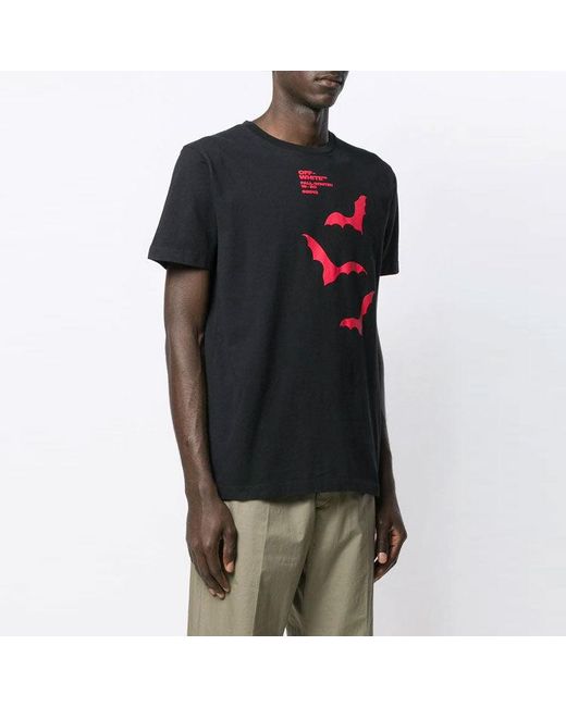 Off-White c/o Virgil Abloh Black Printing Short Sleeve Ordinary Version for men