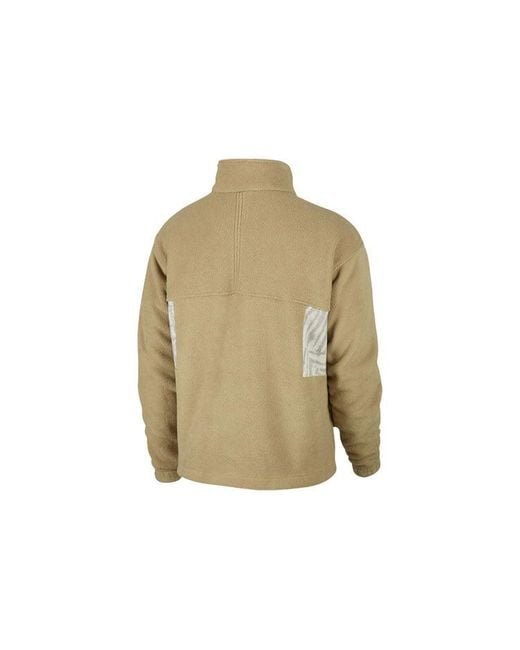 Nike Green Acg Splicing Polar Fleece Jacket for men
