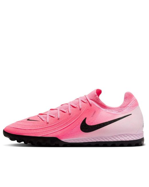 Nike Pink Phantom Gx 2 Pro Tf Low-Top Soccer Shoes for men