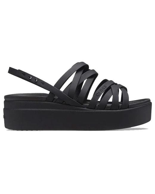 CROCSTM Black (Wmns) Brooklyn Strappy Sandals