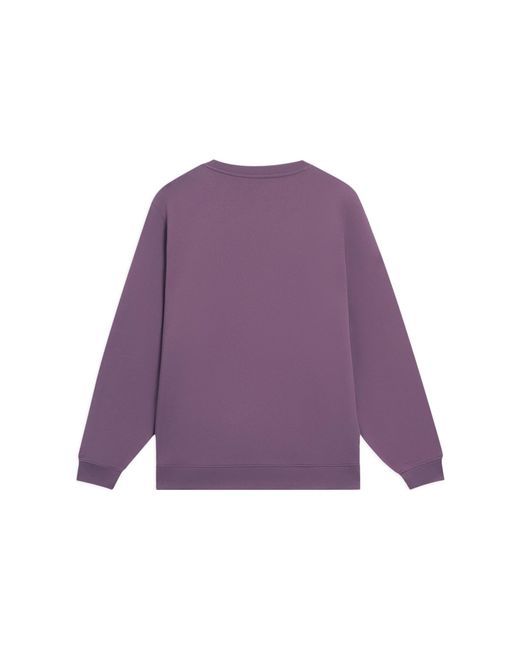 Li-ning Purple Classic Casual Plain Pullover for men